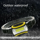 3 Modes Waterproof Outdoor Camping Headlight Portable Mini COB LED Headlamp A