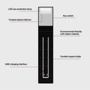 Clip On Book Reading Light for Bed Portable Night Travel Tiny LED Lamp H5V3