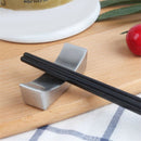 2pcs Stainless Steel Chopsticks Holder Spoon Stand Rack Table Fork Rest Storage