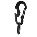 Steel Buckle Hang Carabiner Buckle Keychain Hook Outdoor Accessory Black