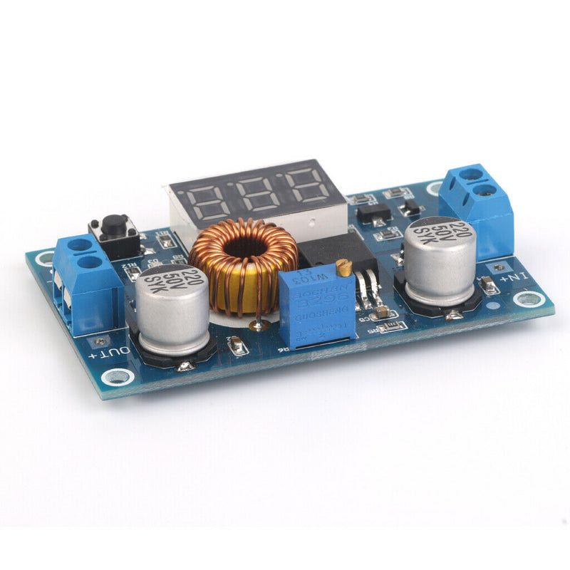 5A 75W DC-DC Adjustable  Adapter Power Supply Module Voltmeter