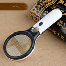 3 LED Light 45X Handheld Magnifier Reading Magnifying Glass Lens Jewelry Lo