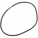 Stainless steel magnetic clasp armor chain leather cord necklace, Black - 4