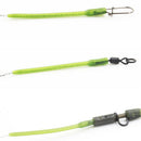 30pcs Carp Fishing Anti-tangle Sleeves Rubber Rigs Accessories Green