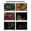 DIY Colorful Scratch Art Doodle Scraping Painting Educational Drawing Toys