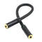 3.5mm Female To 3.5mm 1/8'' Stereo Female Extension Audio Adapter Cable 20cm