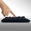 USB Wired Geek Numeric Keypad 19 Keys 3 Color LED Backlight Mechanical Keyboard