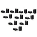 50pcs Adhesive Car Wire Tie Clips Cord Fixer Organizer Clamps Line Holders