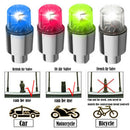Waterproof Car Auto SUV Wheel Tire Tyre Air Valve Stem LED Light Caps Cover