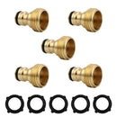 Male Brass Garden Hose Quick Connector 3/4 Inch Water Thread Hose Fitting NoY5R2