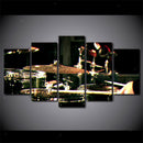 Modern Canvas Wall Art of Percussion for your Living Room -5 Panel Size S