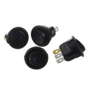 4 x LED Rocker Switches On/ Off Switch DC 12V 16 mm Blue