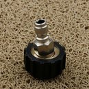 2 Set Pressure Washer Heavy-Duty Brass Quick Release Adapter M22/14 To 1/4'' NEW