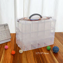 30 Slots 3 Tiers Makeup Organizer Jewelry Storage Box Toys Organizer Remova D4Q7