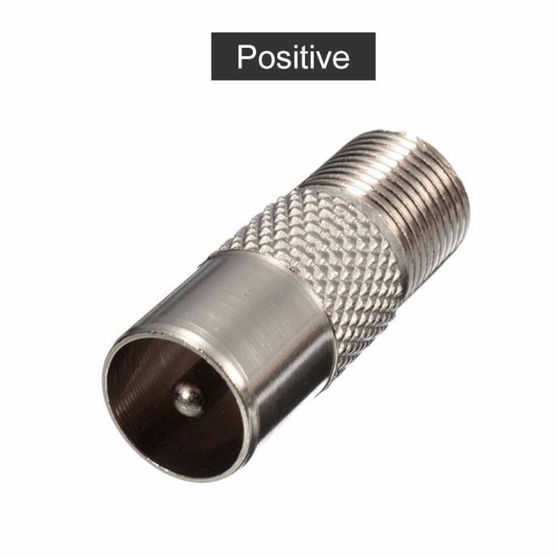 5x Female Coax To F Connectors Socket RF IEC Aerial Plug Female Adaptor Twist On