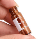 5pcs 2ml Brown screw chromatographic write bottle autosampler headspace vials  Z