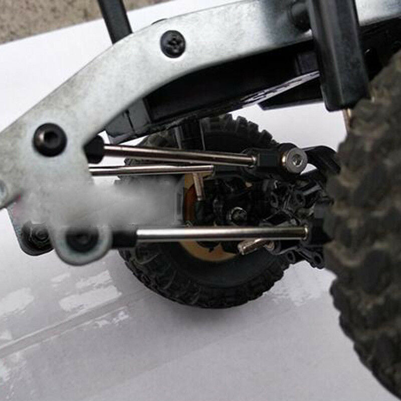 For WPL B14 B16 B24 1/16 Military Truck RC Car DIY Upgrade Steering Pull Rod Kit