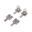 100 Pcs Metal Battery Spring Plate Set for AA AAA Positive Negative Contact New