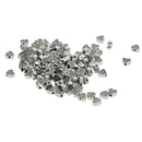 100pcs Alloy Heart Shape Spacer Beads DIY Jewelry Making Charms Accessories