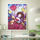5D DIY Special Shaped Diamond Painting Girl Cross Stitch Mosaic Craft Kits