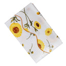Wipe Clean PVC Vinyl Tablecloth Floral Cover Home Wedding Table Sunflower