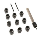 13x Double Sided 3/8'' Spot Weld Cutter HSS Drill Bit Remover Welder Cut Tool