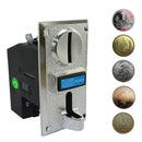 Public Telephone Vending Machine Ticket Roll Down Multi Coin Acceptor Electronic