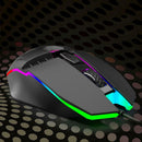 A902 USB Wired Optical RGB Backlit Gaming 4 Button 1200DPI Ergonomics Mouse