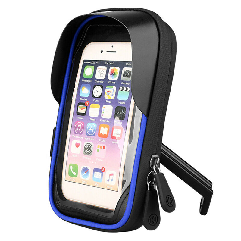 E-bike Phone Holder Bag Navigation Stand Waterproof Motorcycle Moped Handlebar