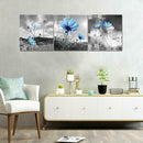 3pcs 5D DIY Full Drill Diamond Painting Flowers Cross Stitch Embroidery Kit