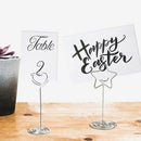 20 Pieces Door Name Table Holder Photo Memo Card Clip Brand Place Wedding f T8K9