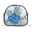 DIY Flower Special Shaped Diamond Painting Leather Chain Crossbody Bags