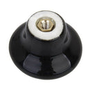 5 x Round Ceramic Cabinet/Drawer/Cupboard/Bin Pull Knobs Handles---Black I3E4