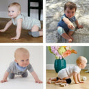 7 Pairs Baby Breathable Crawling Anti-Slip Knee Unisex of High Elastic Spon B2P9