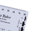Fritz Ruler Guitar String Action Gauge String Pitch Ruler Card Luthier Tool LJ