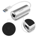 Aluminum USB 3.0 to RJ45 Gigabit Ethernet LAN Adapter 1000Mbps for PC