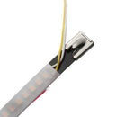 1Pc Motorcycle Fork Turn Signals Light Amber LED Strips For Clean Custom Look 3c
