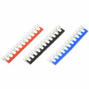 15 Pcs 400V 10A Fork Shape 12 Positions Barrier Terminal Block Strip H7Y5