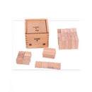Wooden Bricks Toddler Kids Brick Building Blocks Stacking Game Toys in Box