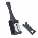 Professional Hair Razor Comb Black Shaving Cutting New.. Thinning Comb M6B9