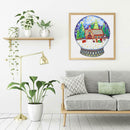 5D DIY Special Shaped Diamond Painting Christmas House Embroidery Craft Kit