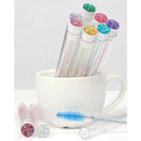 5x Disposable Mascara Brushes Spoolies Makeup with Empty Dust-proof Tube