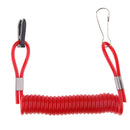 3pcs Boat Outboard Motor Stop Safety Shut Off Switch Cable For Suzuki 10cm Red