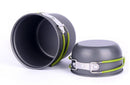 Camping Hiking Picnic Cookware Cook Cooking Pot Bowl Set Aluminum Outdoor Tide