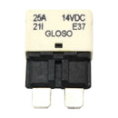12v-24V Blade Fuse Circuit Breaker Automatic Reset Trip Marine (Low Profile) 25A