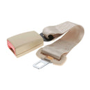 Car Seat Belt Extender Seatbelt Extension Buckle Socket Adults Kid A Beige