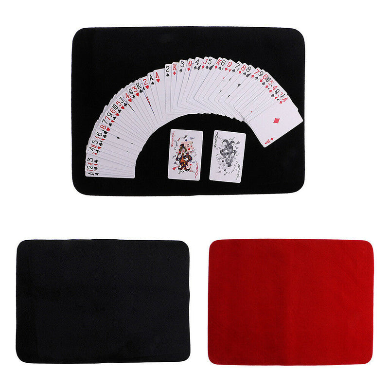 Card Mat 42x30cm Card Mat Magicians Card Pad for Poker Coin Magic Prop