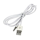 USB 2.0 Charger Interface Male to 3.5mm Jack Audio Interface Male Adapter Cable