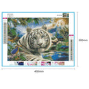 5D DIY Full Drill Diamond Painting Animals World Cross Stitch Embroidery