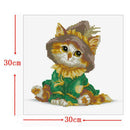 Cute Cat Cartoon 5D Diamond Painting Embroidery DIY Cross Stitch Home Decor